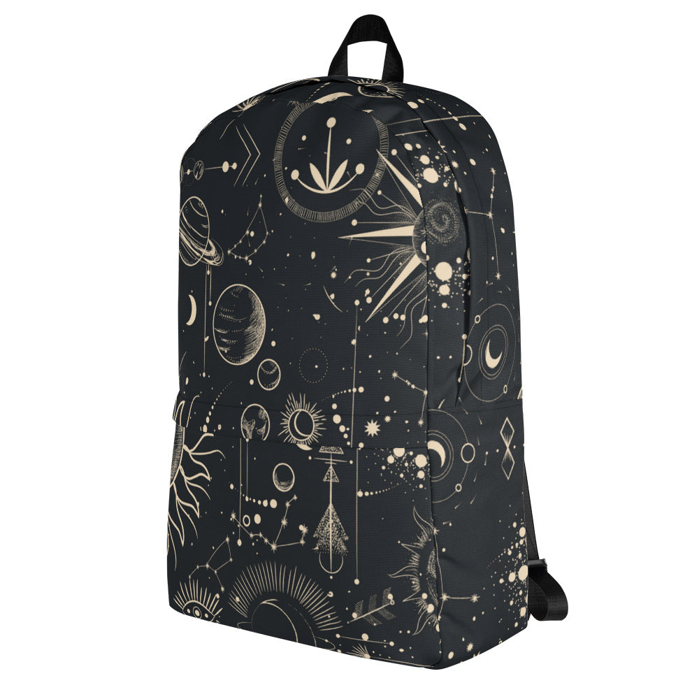 Constellation, Sun Moon Planets Outer Space Backpack